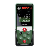 Bosch PLR4 C Quick Start Manual