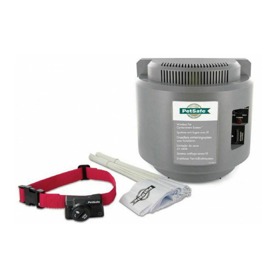 PetSafe Wireless Pet Containment System PIF-300 Manual