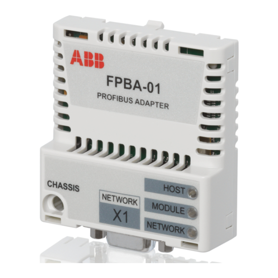 ABB FPBA-01 Quick Installation And Start-Up Manual