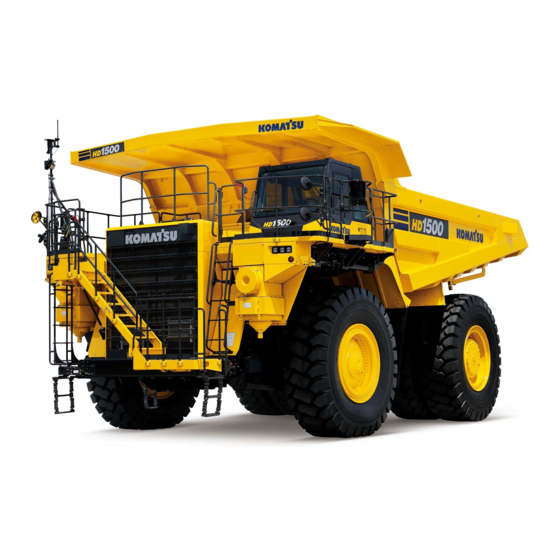 Komatsu HD1500-5 Operation & Maintenance Manual