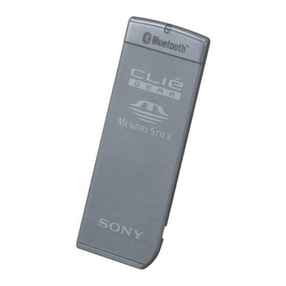 Sony CLIE GEAR PEGA-MSB1 Operating Instructions Manual