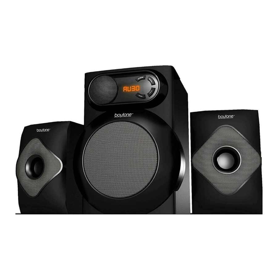 boytone BT-220F - Multimedia Speaker System Manual