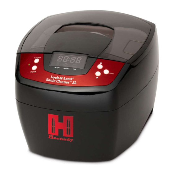 Hornady Lock-N-Load Sonic Cleaner 2L Instruction Manual