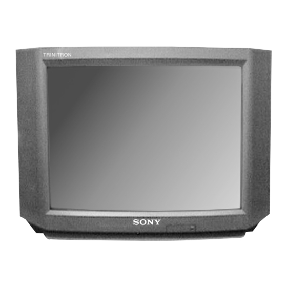 Sony KV-29AL40 Manuals