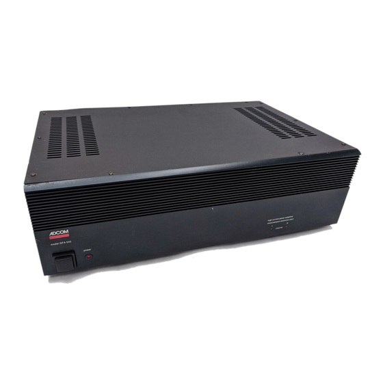 Musical Fidelity HT600 Instructions For Use Manual