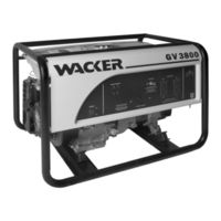 Wacker Neuson GV 3800A Operator's Manual