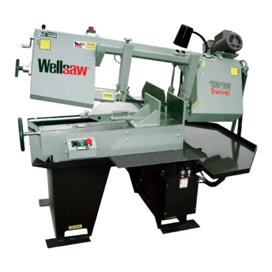 Wellsaw 1316S Operating & Maintenance Manual