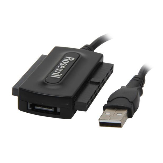 Rosewill IDE 3-in-1 User Manual