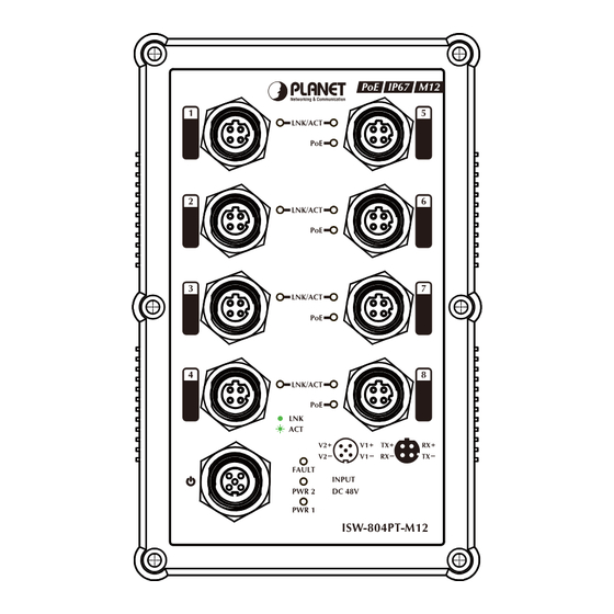 Planet ISW-800T-M12 User Manual