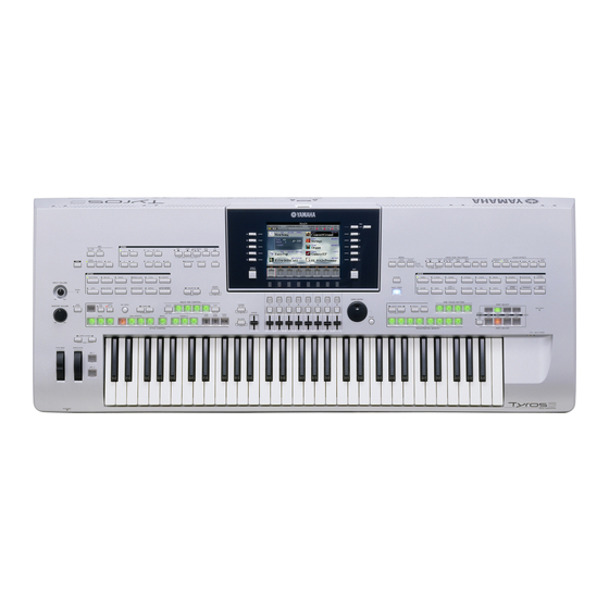 Yamaha Tyros 3 Installation Procedure