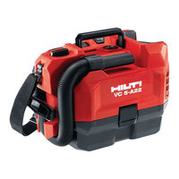 Hilti VC 5-A22 Original Operating Instructions