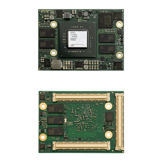 Enclustra Mercury+ XU8 SoC User Manual