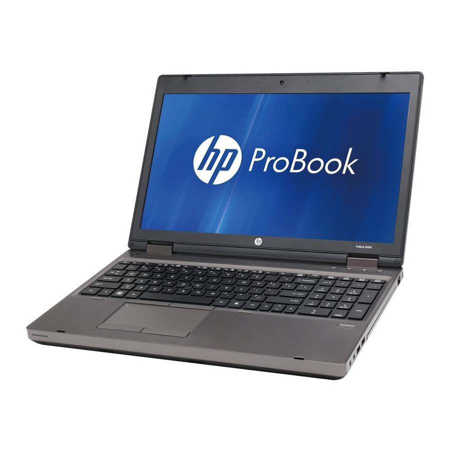 HP ProBook 6560b Manuals