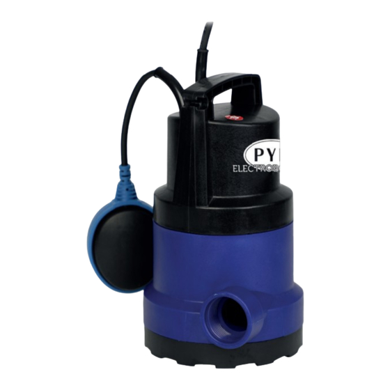Proindecsa PYD ELECTROBOMBAS HIPPO Series Operating And Maintenance Manual