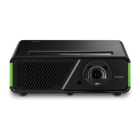 ViewSonic X Series Quick Start Manual