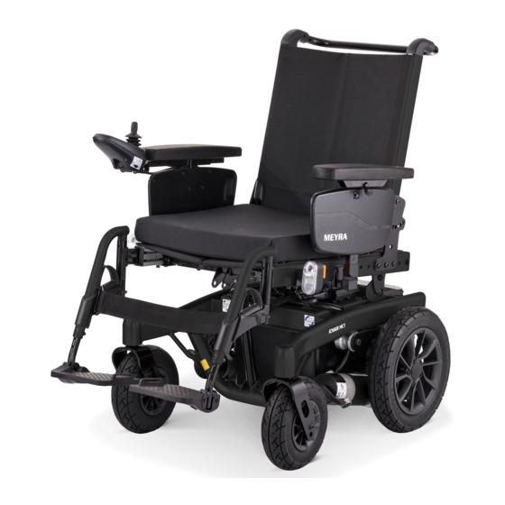 Meyra 1.612 Electric Wheelchair Manuals