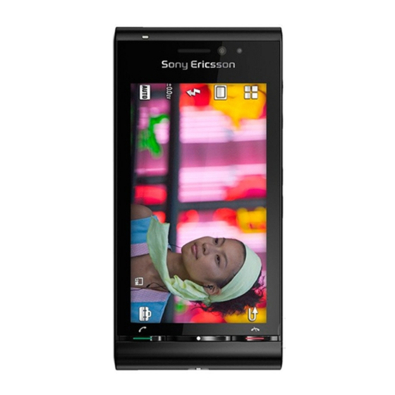 Sony Ericsson Satio U1i Troubleshooting Manual
