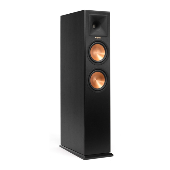 KLIPSCH RP280F USER MANUAL Pdf Download ManualsLib
