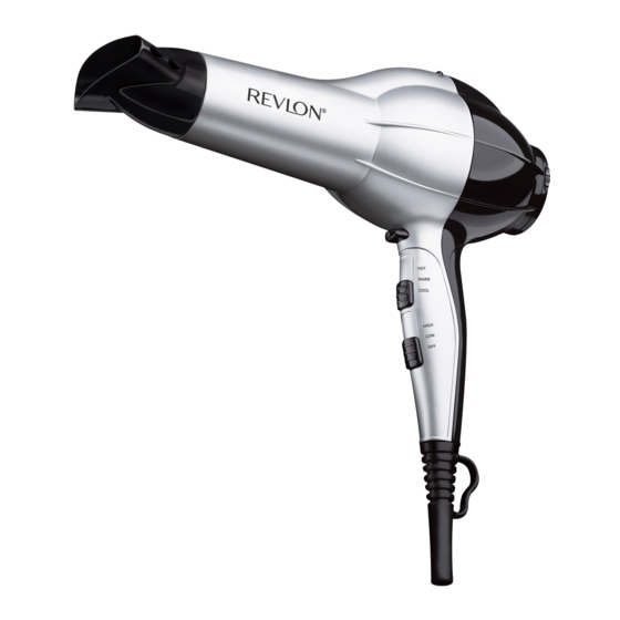 REVLON IONIC CERAMIC PRO STYLIST RV484 OPERATING INSTRUCTIONS Pdf Download  | ManualsLib
