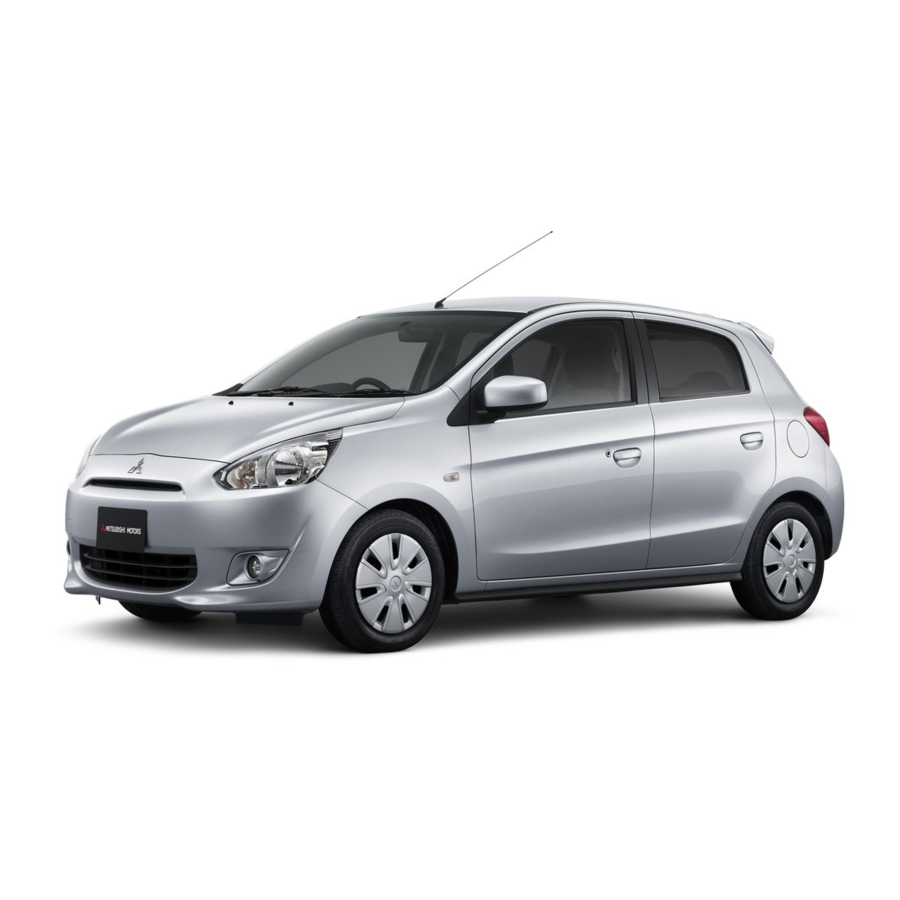 Mitsubishi Mirage Owner's Manual