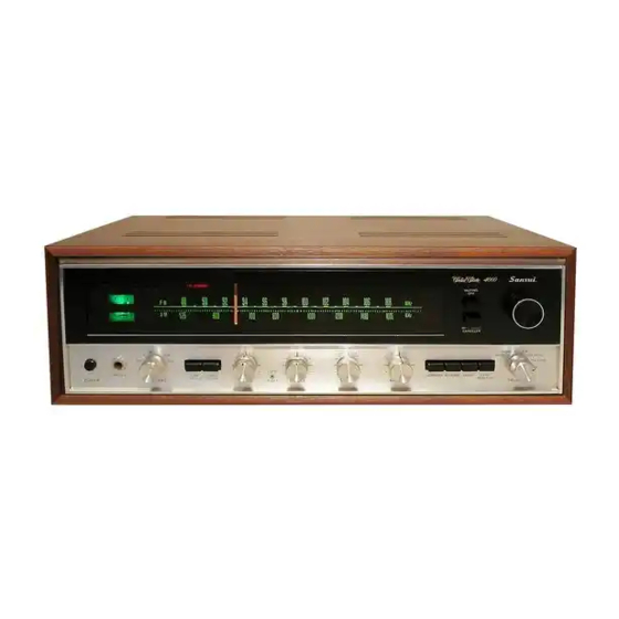 SANSUI 4000 SERVICE MANUAL Pdf Download | ManualsLib