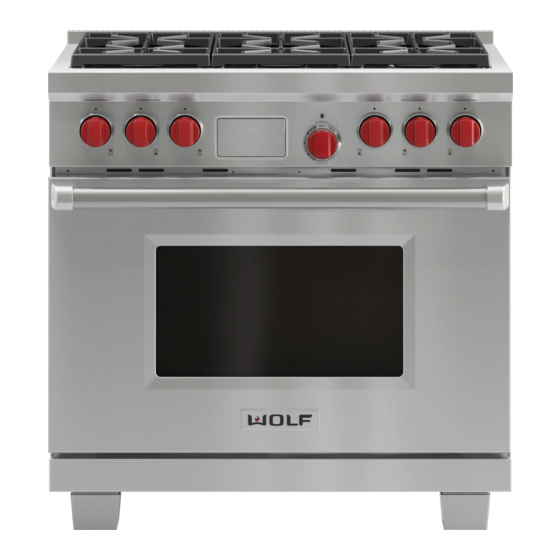 WOLF DF366 INSTALLATION MANUAL Pdf Download ManualsLib