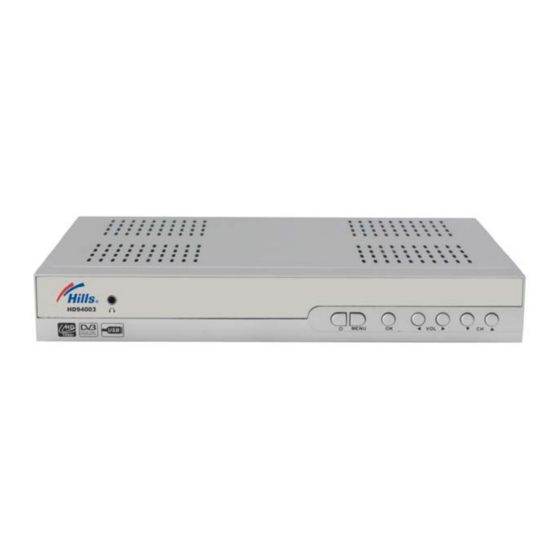 Hills HD94003C User Manaul