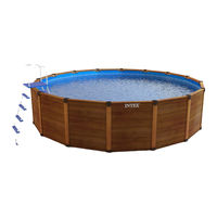 Intex GRAPHITE GRAY PANEL POOL SET Owner's Manual