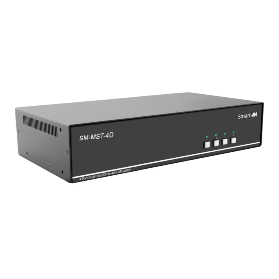 SMART-AVI SM-MST-4D Quick Start Manual