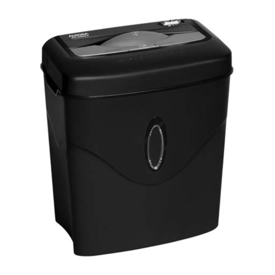 Aurora ShredSafe AU1050XA Manual