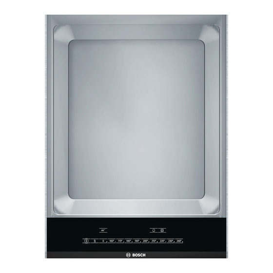 Bosch PKY475N14E/03 Operating Instructions Manual