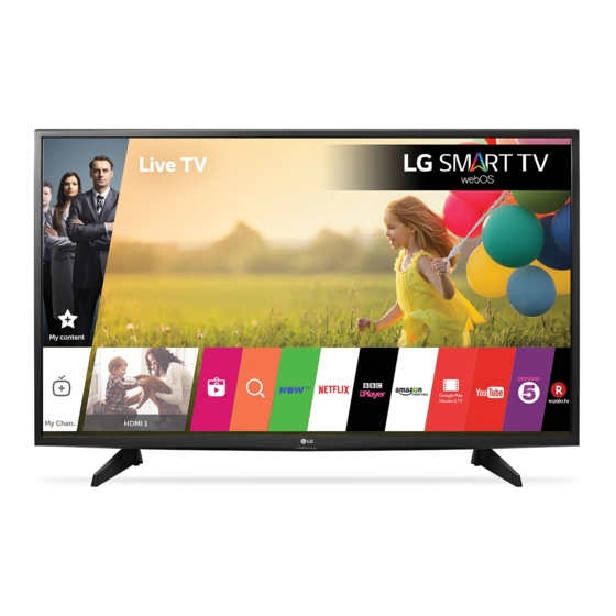 LG 43LH571V-TE Manual