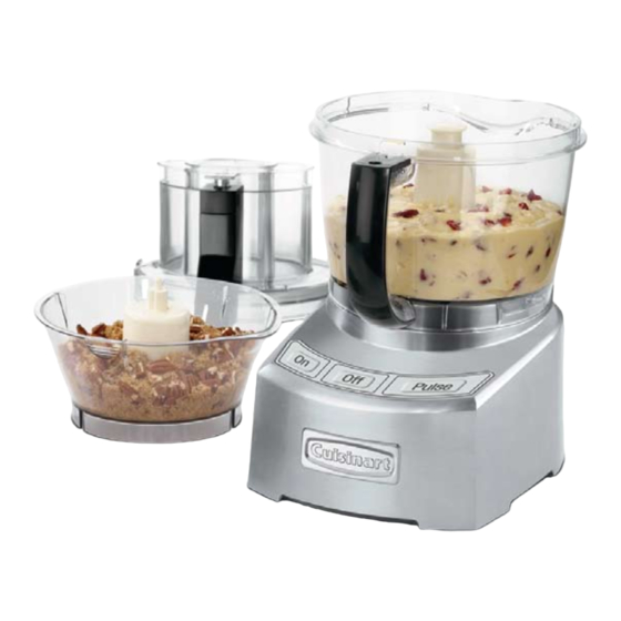 Cuisinart Elite Collection FP-12 Series Instruction Booklet