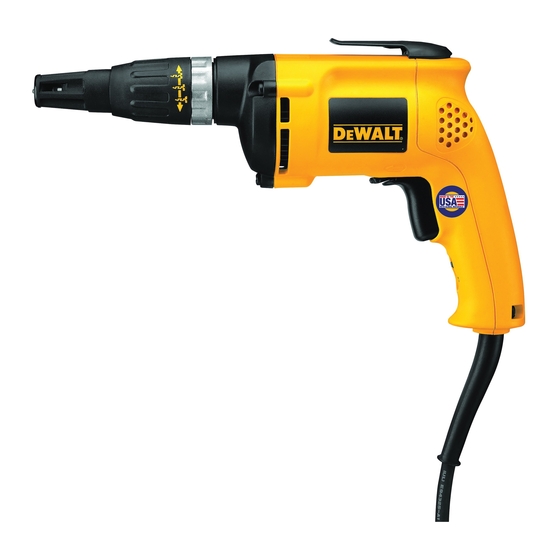 DeWalt DW252 Manual