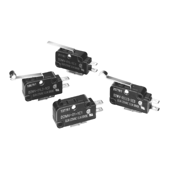 Omron D2MV Manual