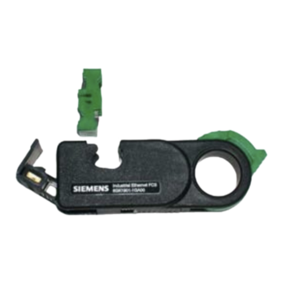 Siemens FastConnect RJ45 Plug 90 Assembly Instructions