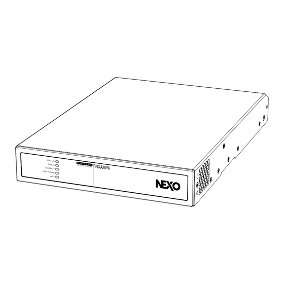 Nexo nanoNXAMP4 User Manual
