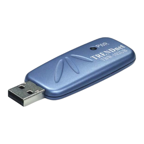 TRENDnet TBW-102UB User Manual