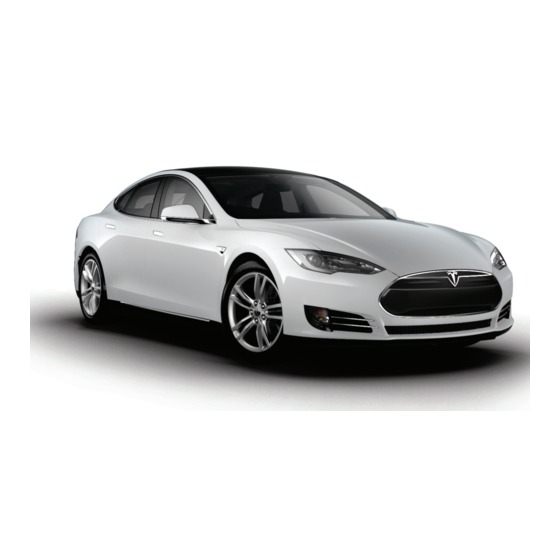 Tesla 2012 Model S Emergency Response Manual