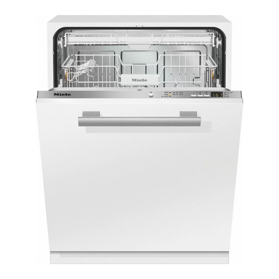 Miele G 4965 Operating Instructions Manual