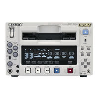 Sony DVCAM DSR-1500 Service Manual