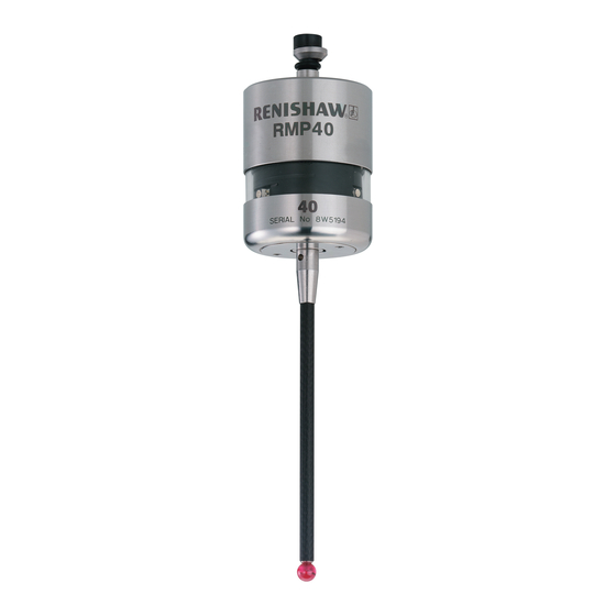 Renishaw RMP40 Quick Start Manual