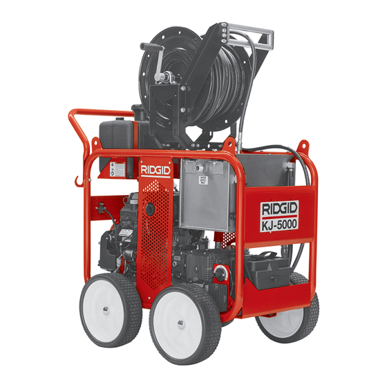 RIDGID KJ-5000 Portable Water Jetter Manuals