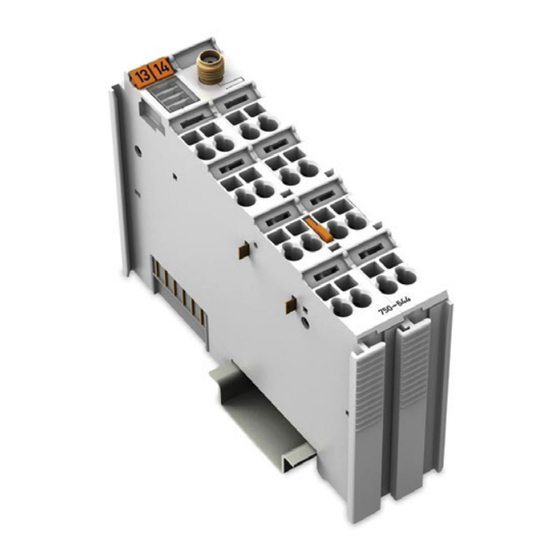 WAGO I/O-SYSTEM 750 Manual