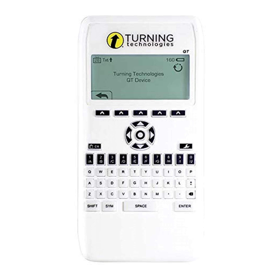 Turning Technologies QT Device Quick Start