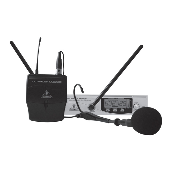 Behringer ULTRALINK UL2000B User Manual