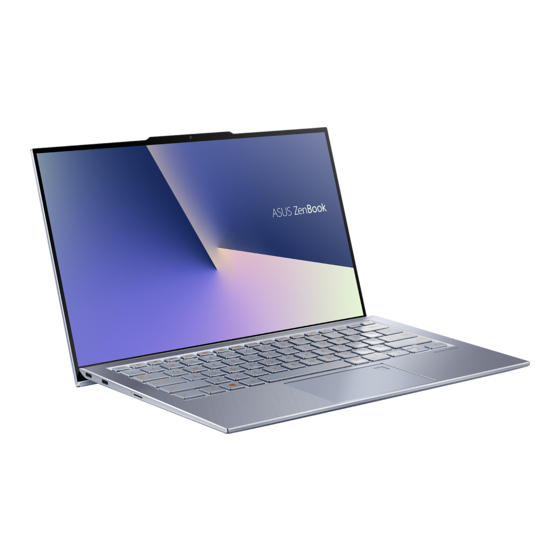 Asus ZenBook S13 Ultra Thin Laptop Manuals