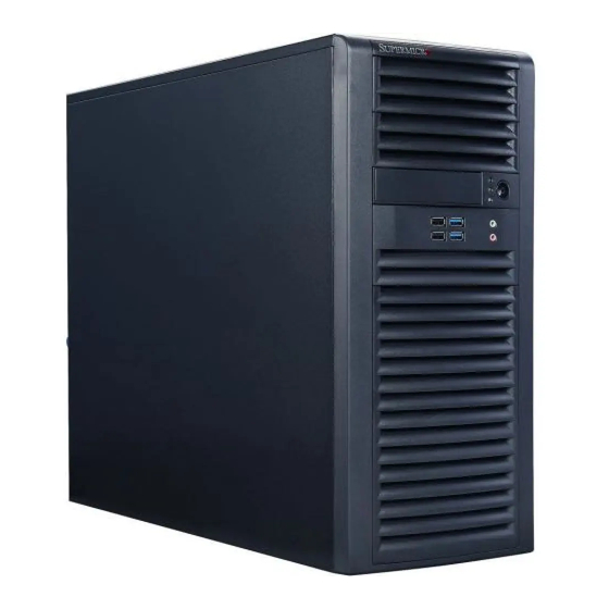 Supermicro SuperWorkstation SYS-5039A-i User Manual