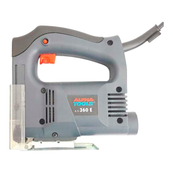 Alpha tools ST 360 E Operating Instructions Manual