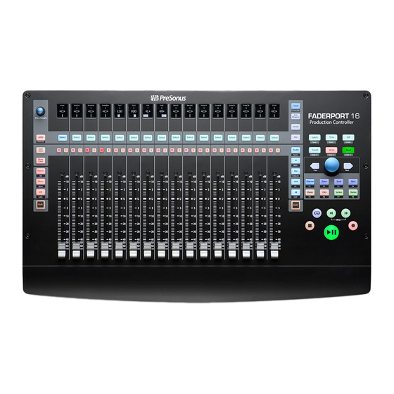 PRESONUS FaderPort 16 Quick Start Manual